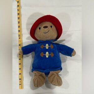 Kohl’s Cares Paddington Bear Plush 14” Stuffed Animal Blue Coat Red Hat Storyboo